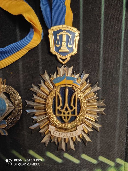 Знак Судья Украины 2 шт.