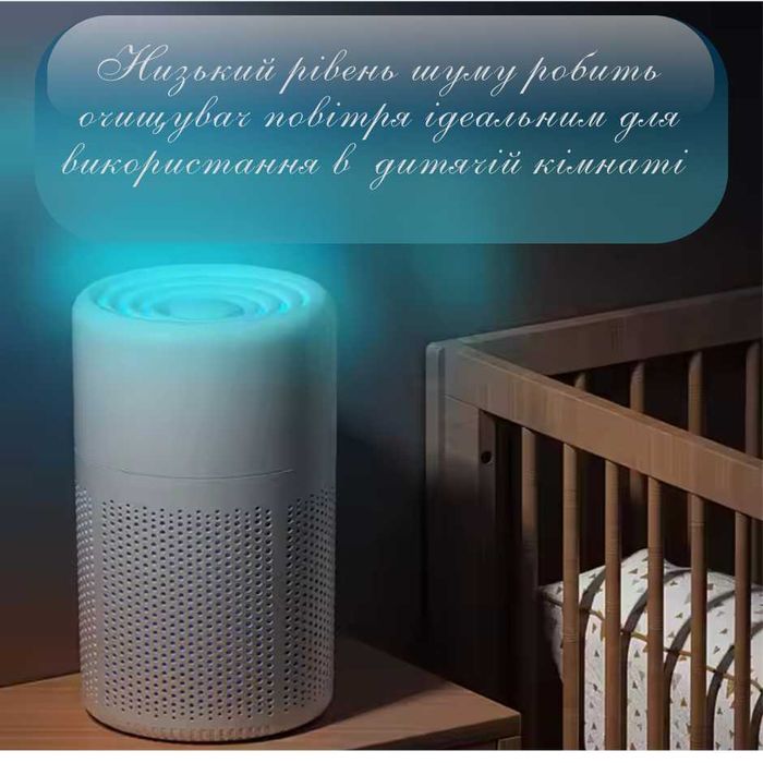 Очищувач повітря з функцією іонізації та ароматизації, HEPA-фільтр