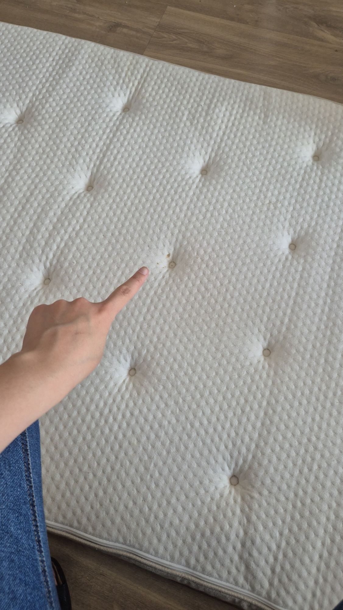 Mata na materac IKEA TISTEDAL 90x200 – naturalny lateks, bawełna