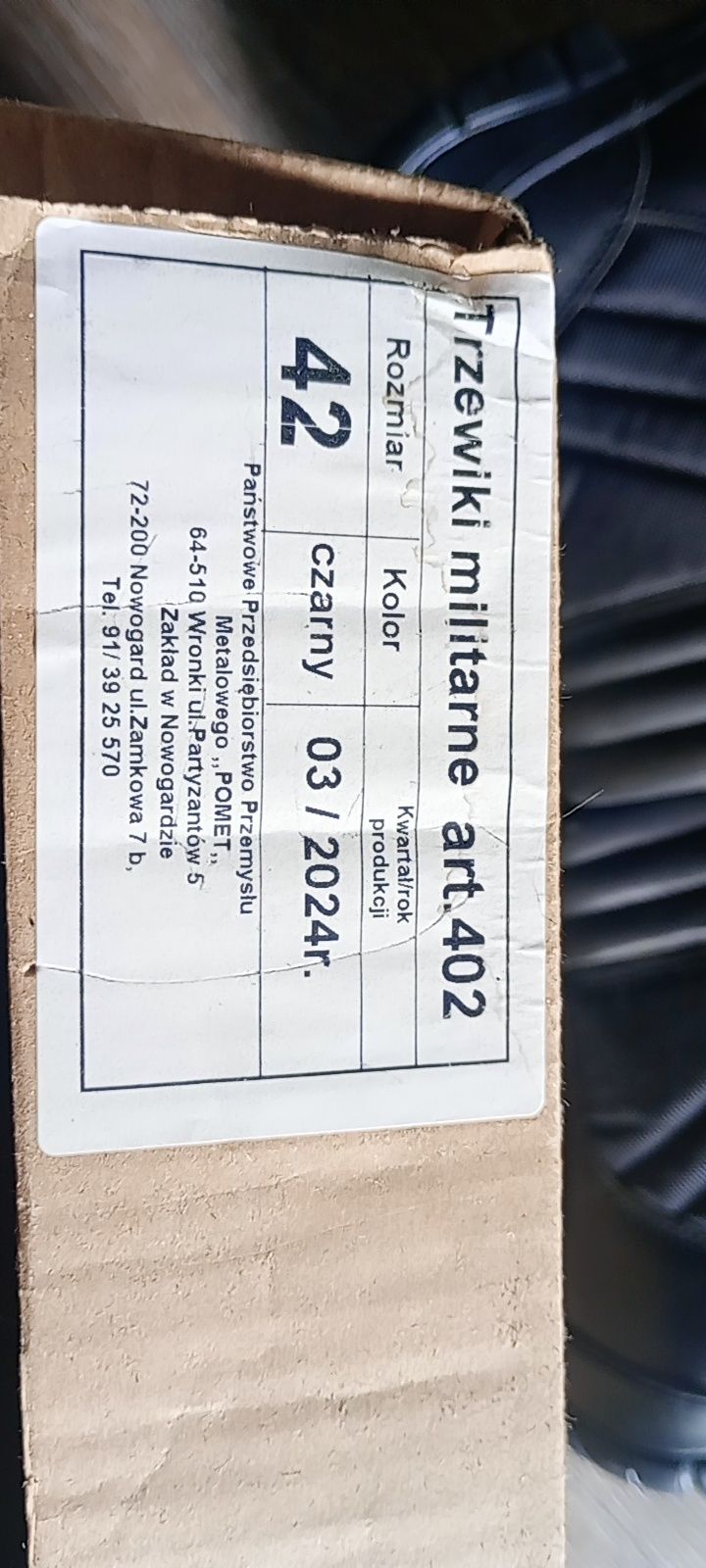 Buty militarne rozmiar 42