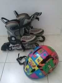 Patins 31-33 - capacete s