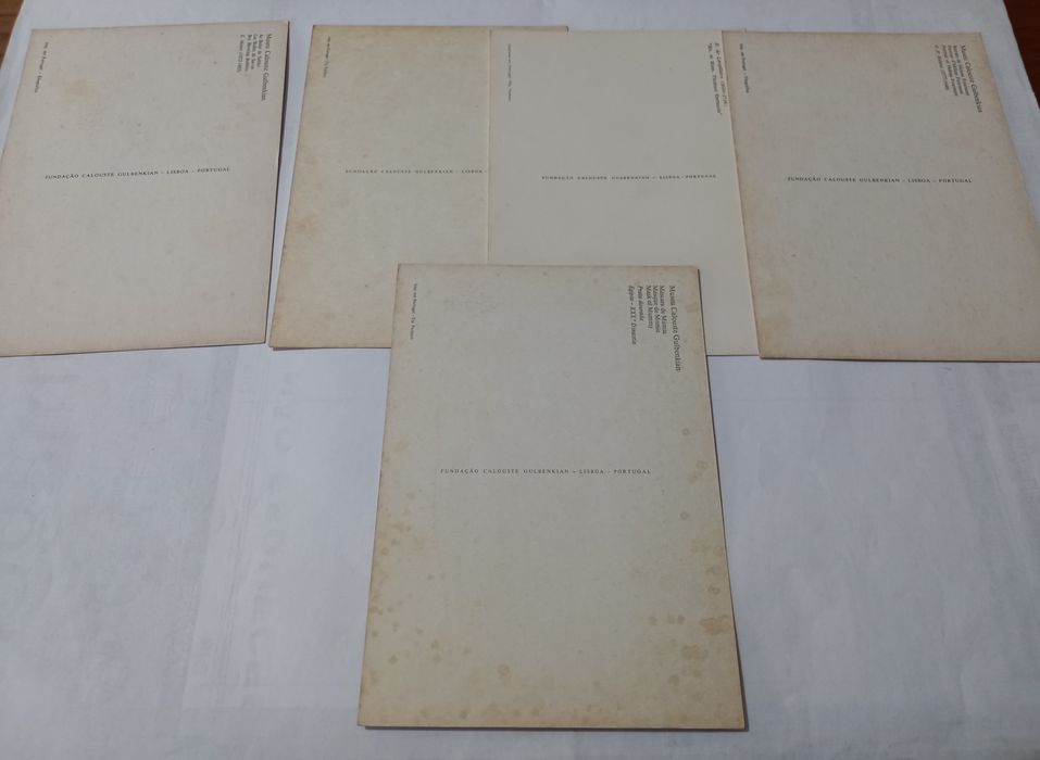 postais ilustrados coleção museu Gulbenkian