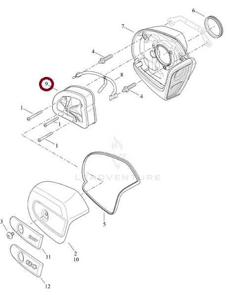 Повітряний фільтр 29400212 для мотоцикла Harley-Davidson М8