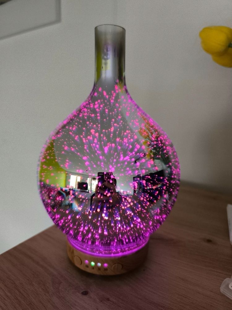 Nawilżacz Powietrza Z Lampką LED Na Prezent Dyfuzor Zapachowy Aroma