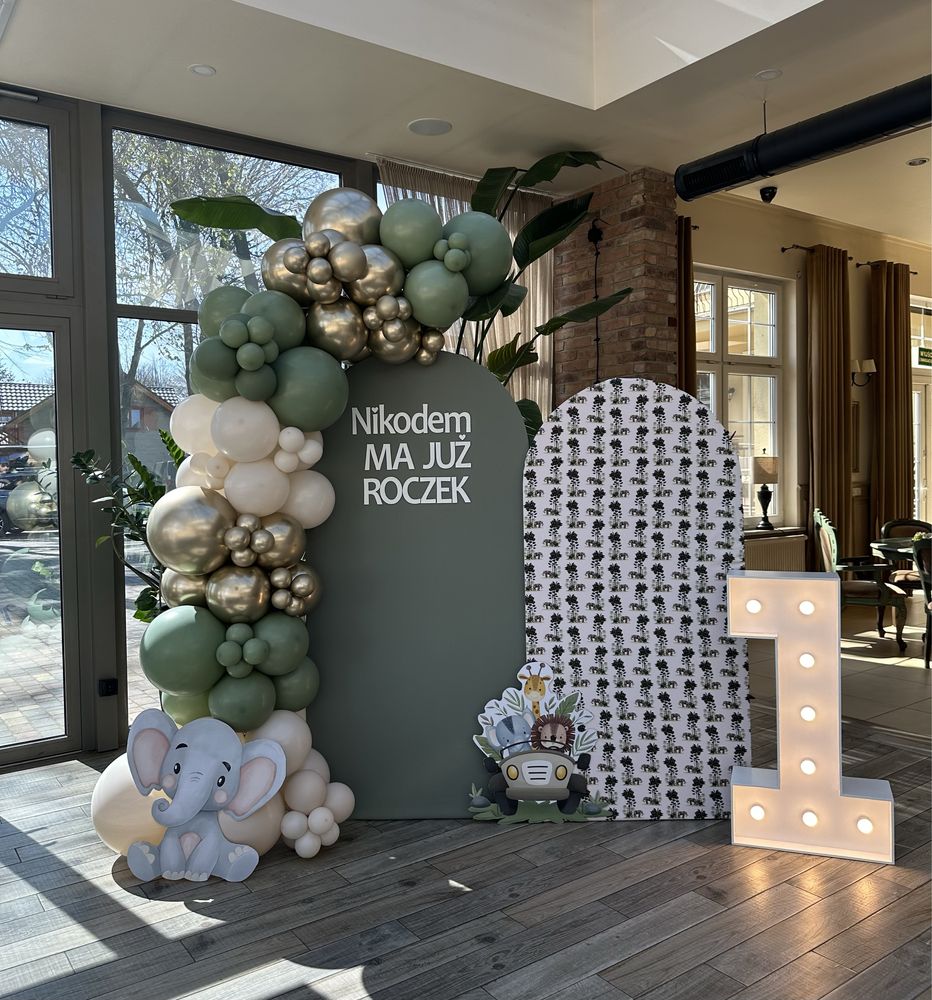 Ścianki balonowe ścianka dekoracyjna balony fotobudka 360