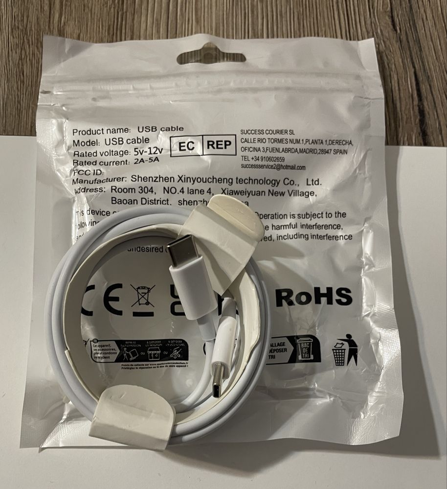 Kabel 3m 60W USB-C to lighting do iPhone szybkę ładowanie