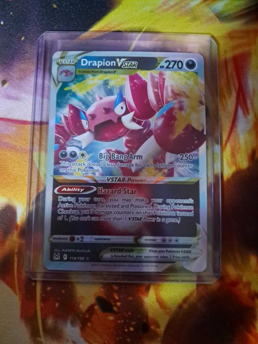 Pokemon Drapion VSTAR 119/196