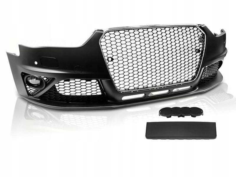 ZDERZAK AUDI A4 B8 12-15 SPORT STYLE CHROM PDC