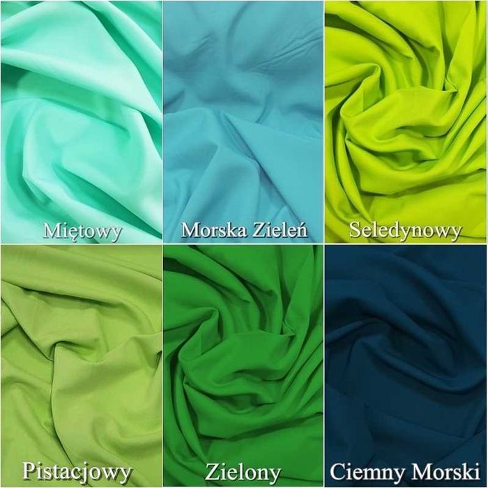 NOWE Zasłony 300x145cm na taśmie zielone matowe półzaciemniające 2szt