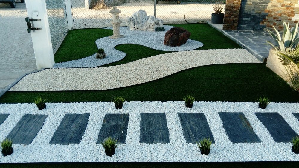 NOVIDADE ! Seixo Branco Neve, Pedra Decorativa; 175€/T