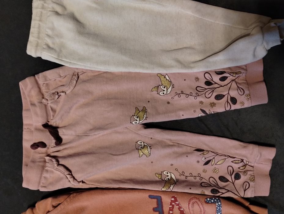 Spodnie dresowe Legginsy dla dziewczynki Rozmiar 92