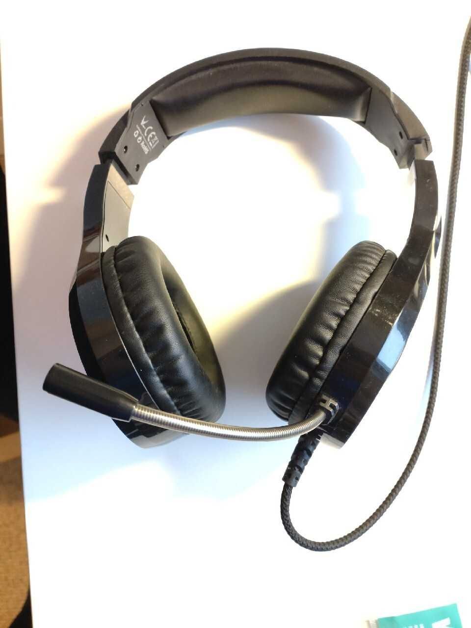 Słuchawki gamingowe mikrofon VARR RGB + GRATIS