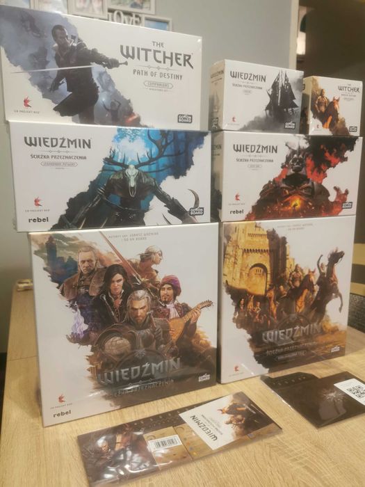 Wiedźmin: ścieżki przeznaczenia DELUX Gameplay ALL-IN +dodatkowe eleme