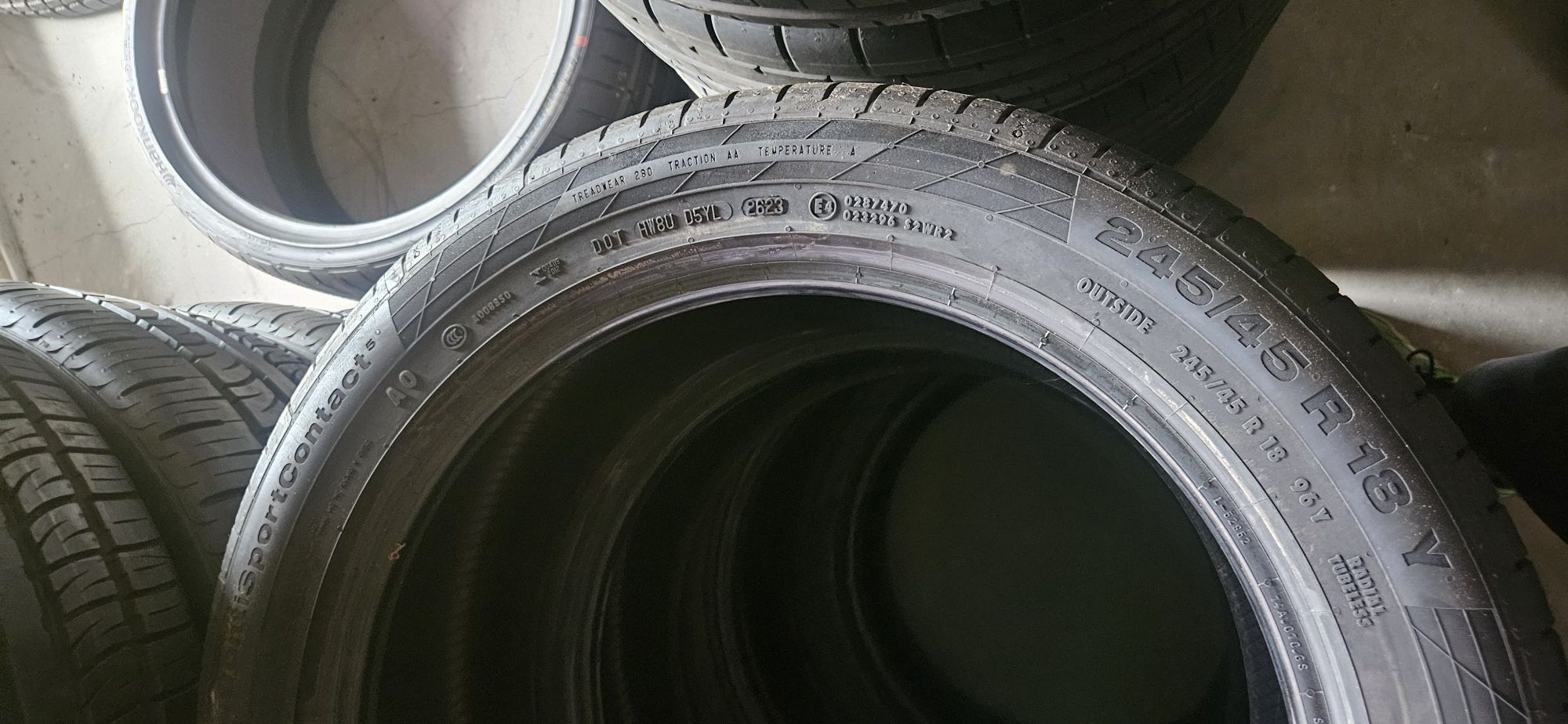 NOWE Continental ContiSportContact 5 FR AO 245/45R18 96Y dot2023