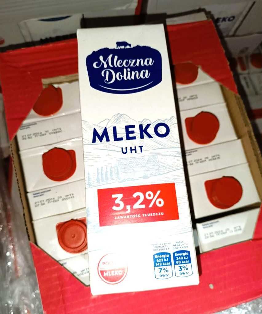молоко польське Mleczna dolina / молочна долина 1 л 3.2 % гурт