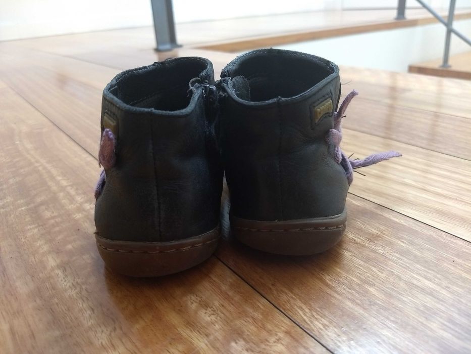 Sapato bota Camper Peu para Menina em azul marinho