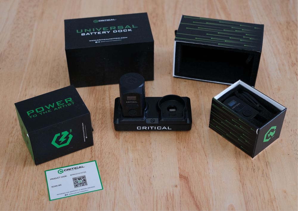 Pack de 2 baterias Critical Connect Universal + dock carregamento