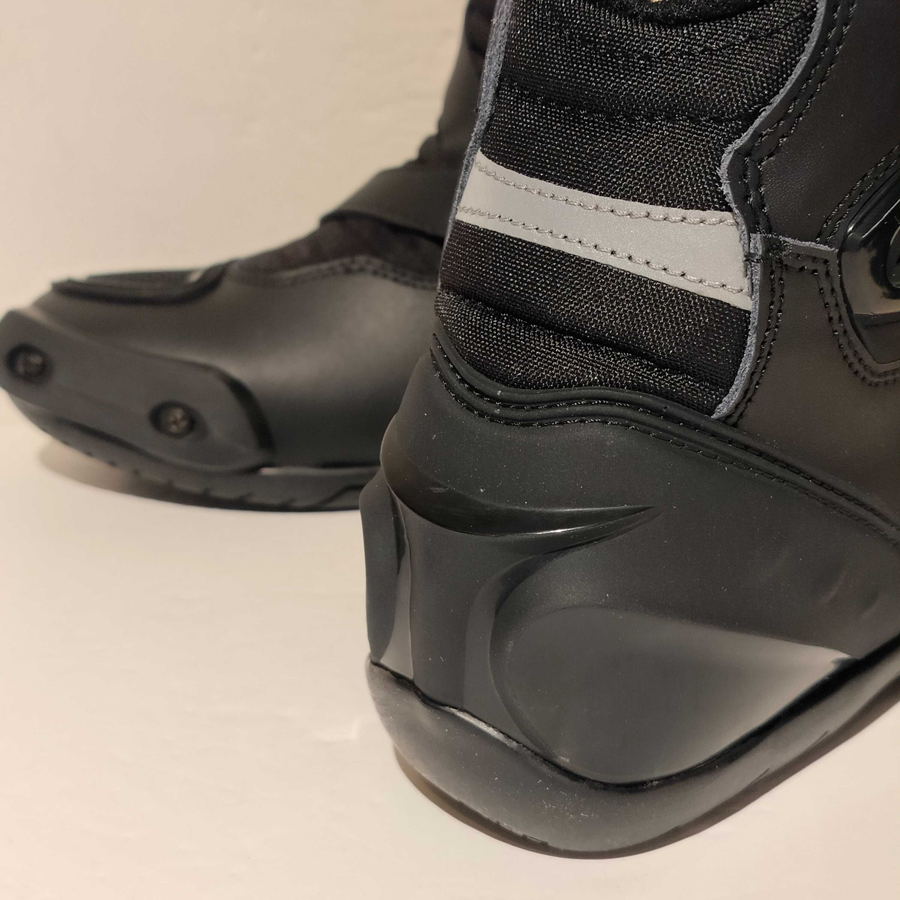 Botas motard com proteções mota scooter novas
