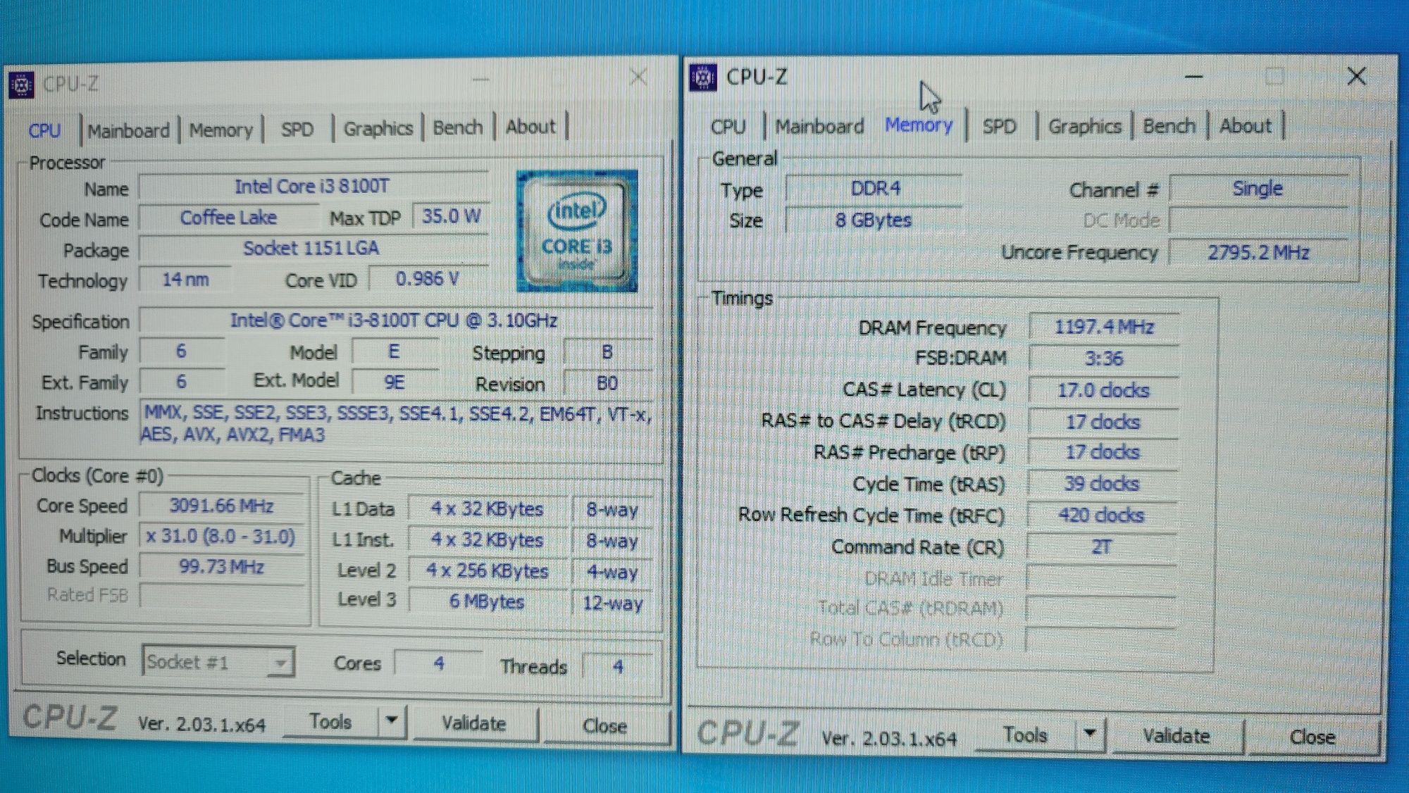 ПК Dell Optiplex 5060 Core i3-8100t 3.1Ghz, 2x8GB, SSD M.2 256GB