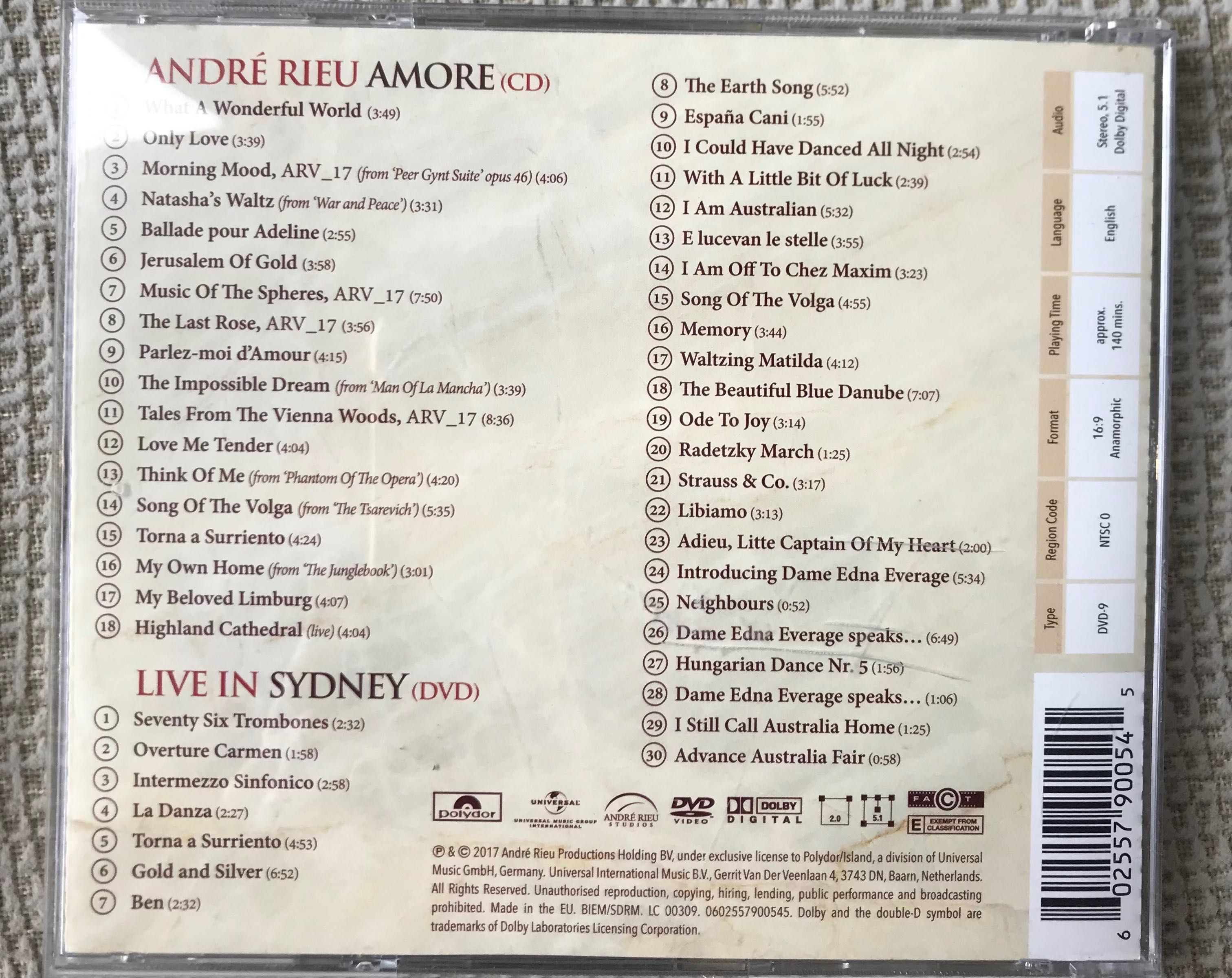 André Rieu - cd de música