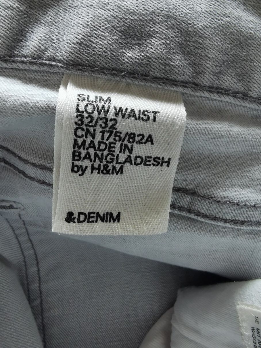 Spodnie jeansowe męskie z H&M