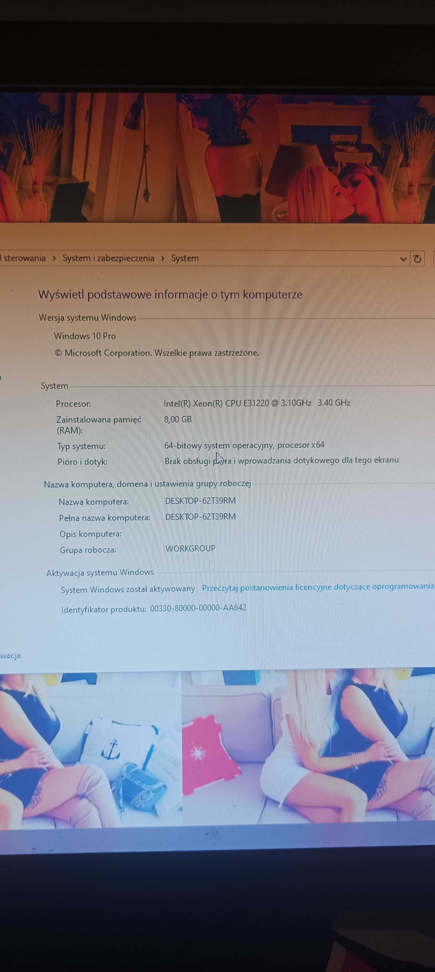 Komputer stacjonarny GTX 1050 ti +monitor