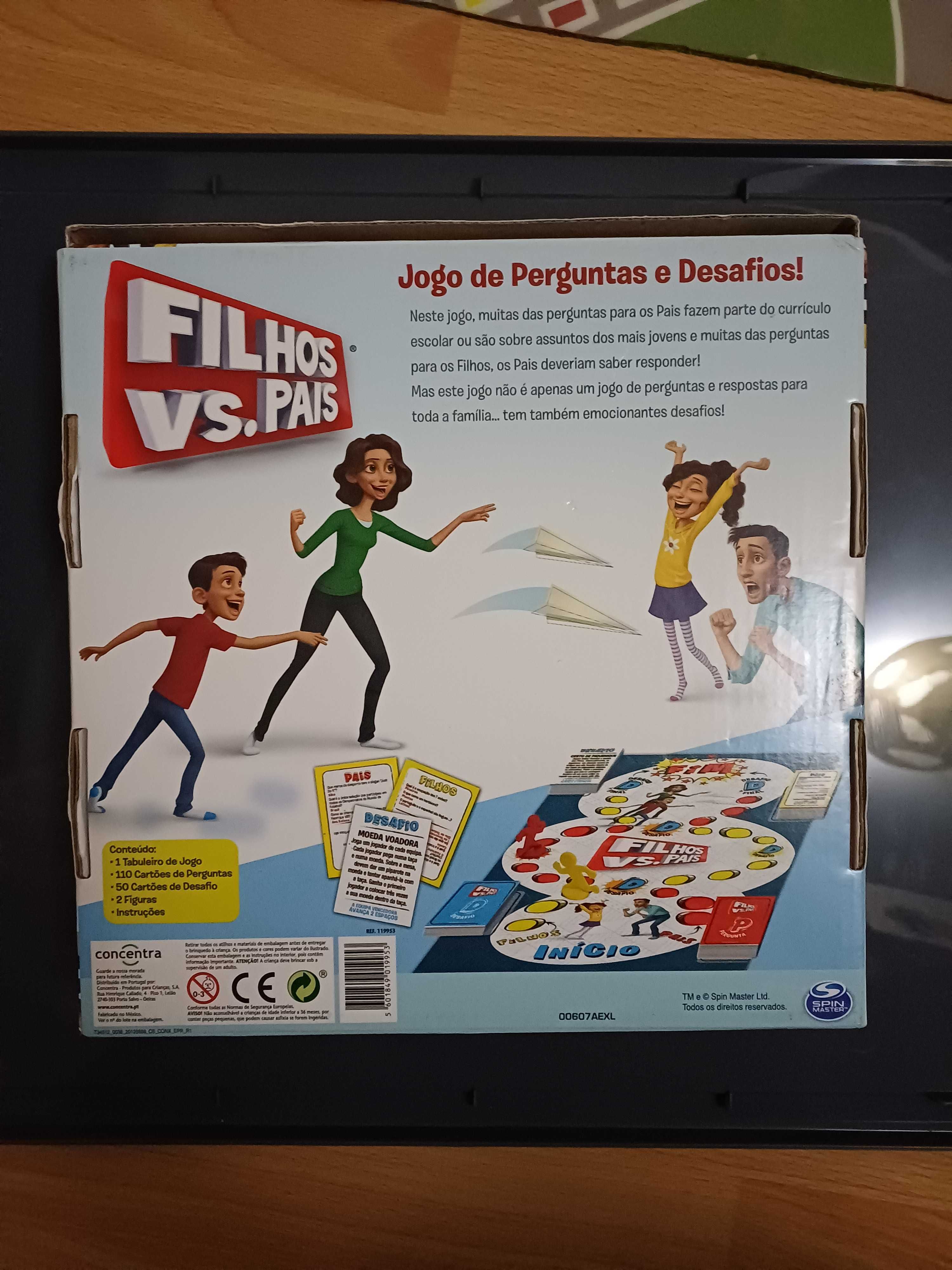 Jogo pais  vs filhos