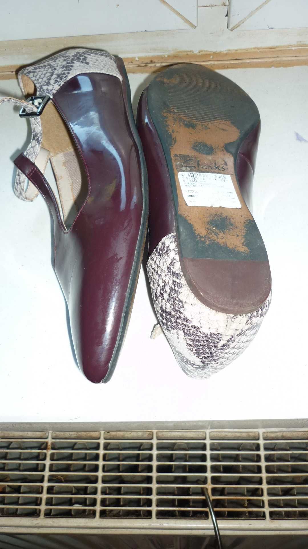 Clarks somerset- baleriny skóra   r; 39