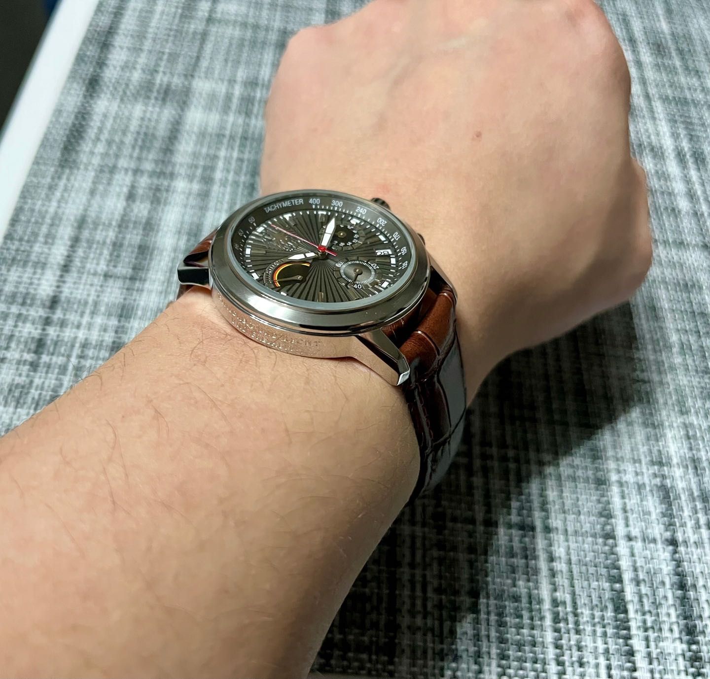 Zegarek Męski Orzeł Prawo i Wolność Seiko mechaquartz caliber VK83