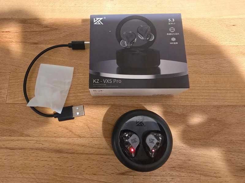 Słuchawki douszne KZ Vxs Pro TWS bezprzewodowe aptX Bluetooth 5.3
