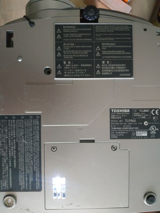 Проектор Toshiba tlp560 1024x768 3LCD лампа для проектора