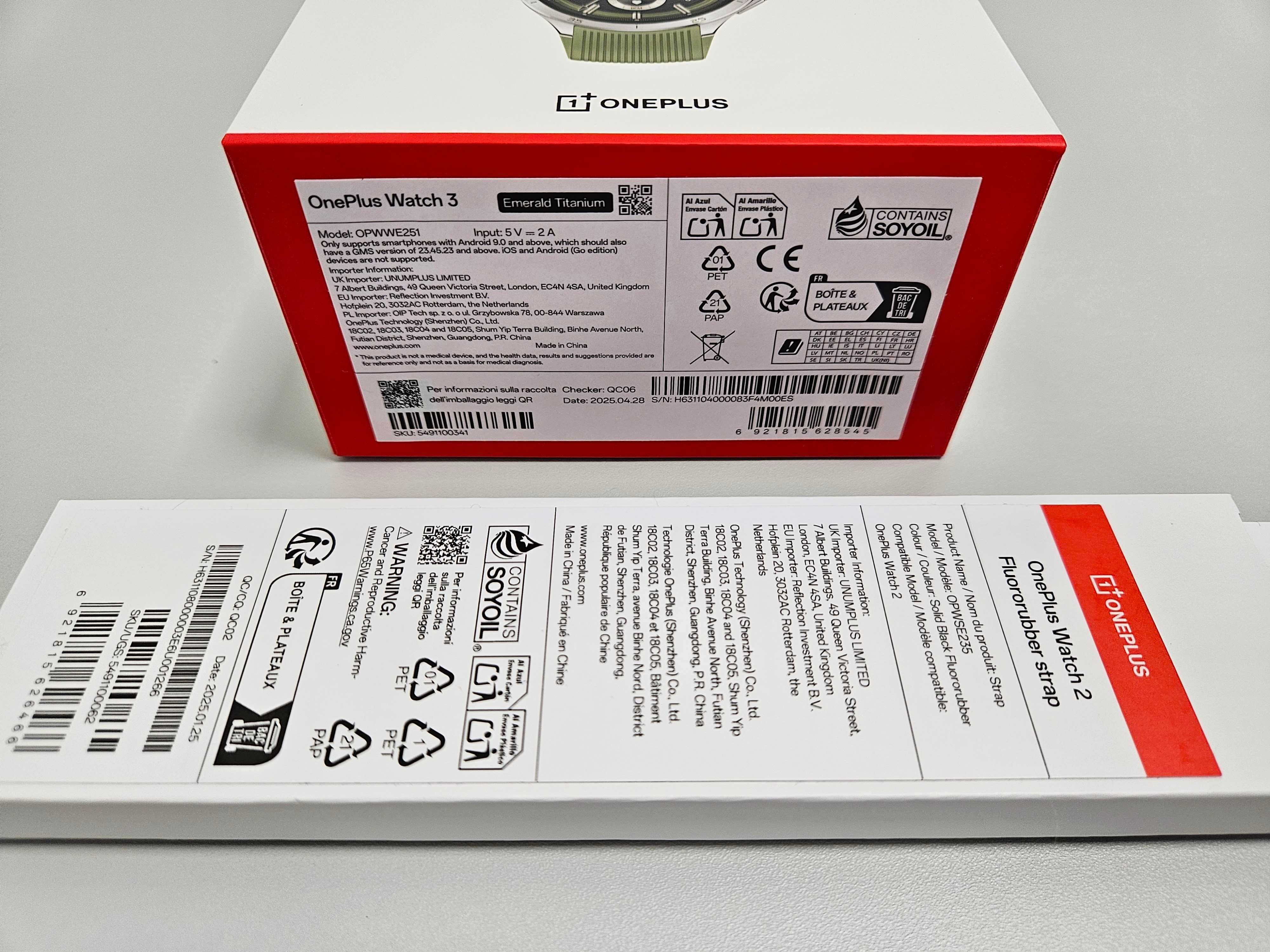 Smartwatch OnePlus Watch 3