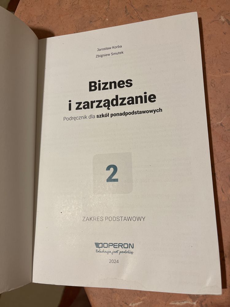 Biznes i zarządzanie 2. Operon