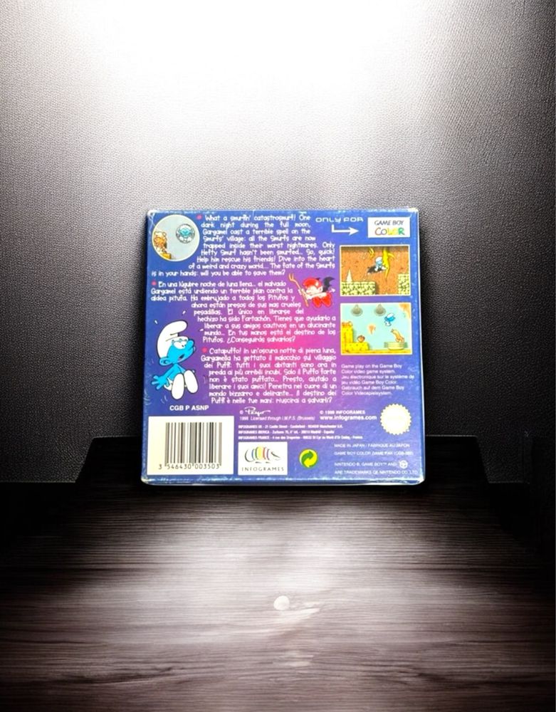 Game Boy Color The Smurfs Nightmare Game