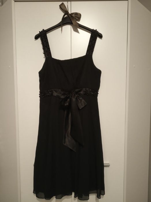 Czarna sukienka studniówka wesele 38 M