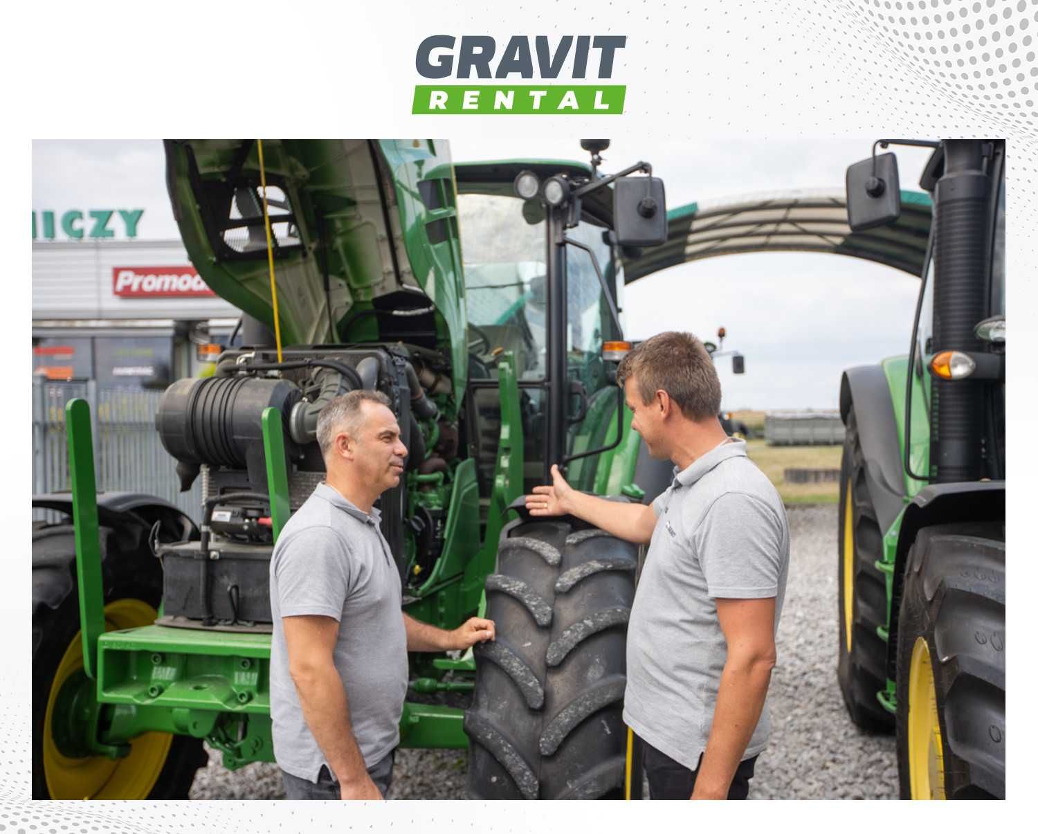 Wynajem, wypożyczenie ciągników sadowniczych JOHN DEERE 80-105 KM!!!