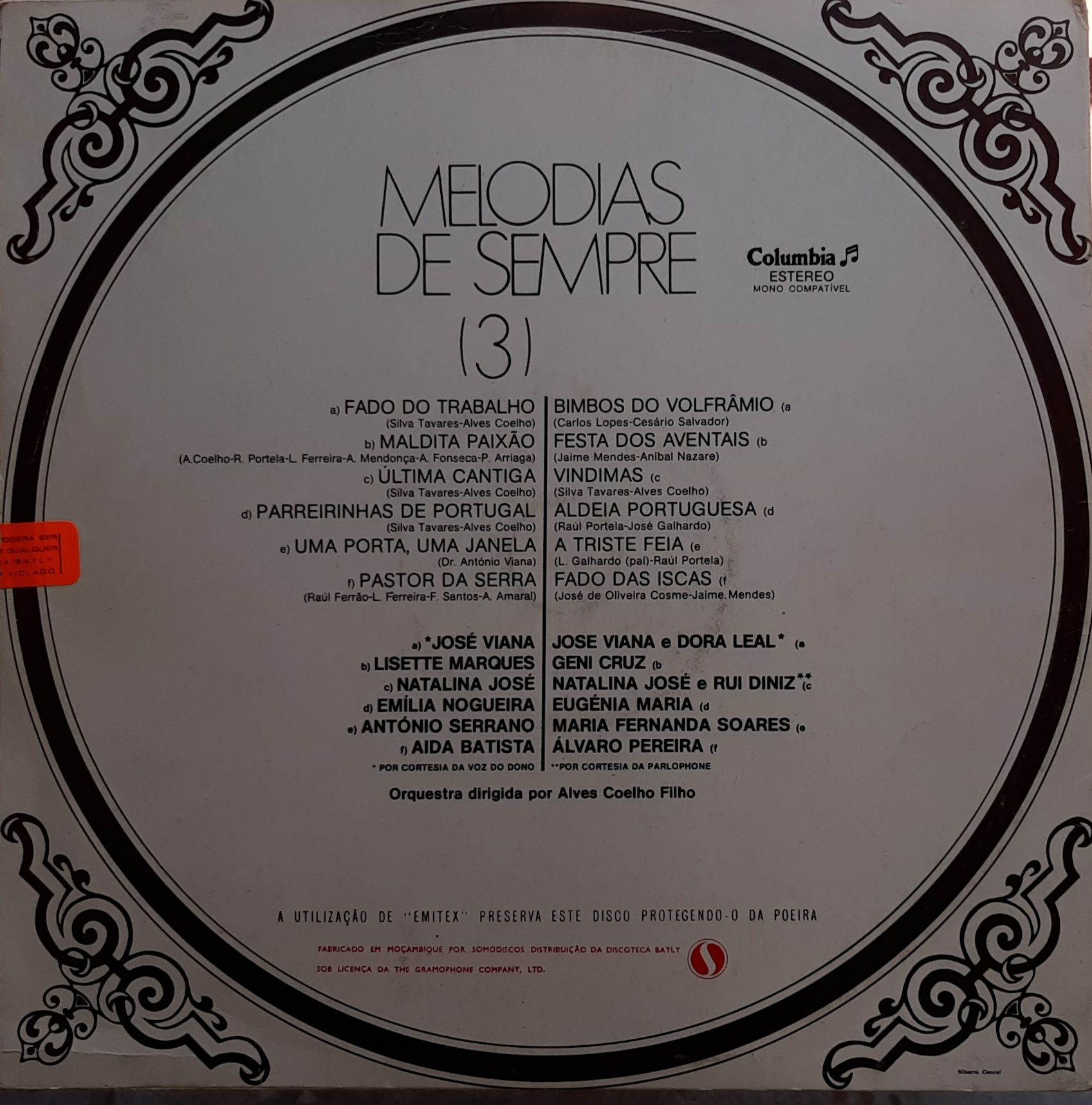 Disco de Vinil LP Melodias de Sempre (3)
