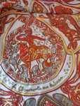 Hermes La Charmante aux animaux chusta oryginalna jedwab