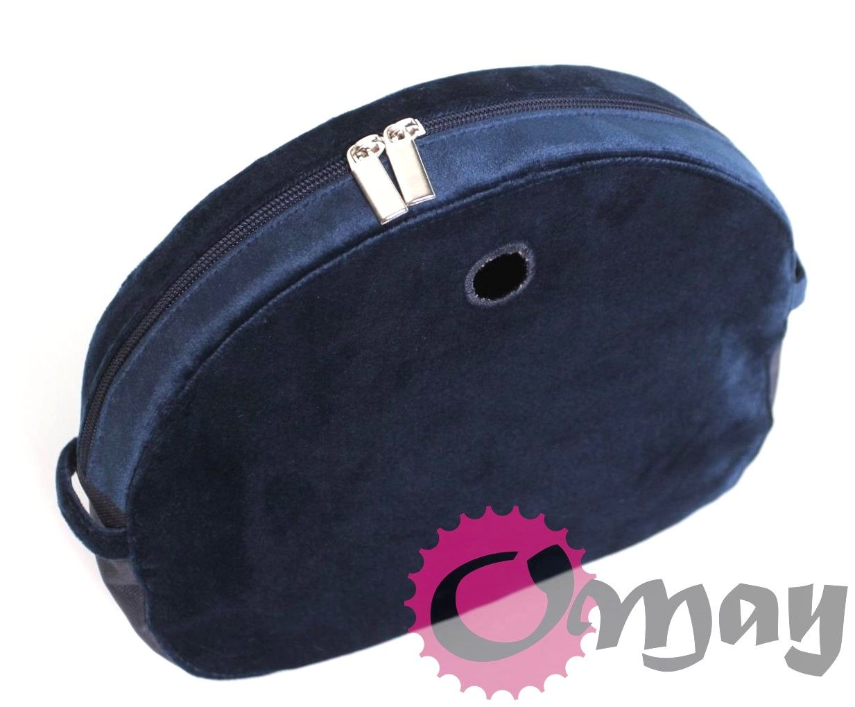 organizer do OBAG MOON LIGHT welur granatowy 2 kieszenie OMAY