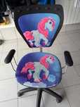 Fotel do biurka obrotowy dla dziewczynki Hello Pony