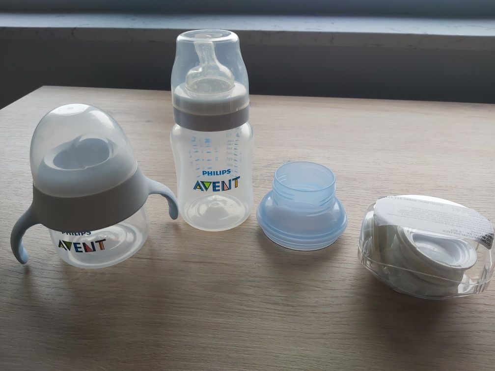 Avent butelki, adapter i ringi