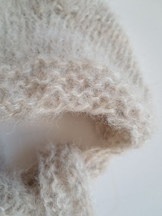 Bonetka Kotek na 3-6m-cy.Alpaka.Handmade.