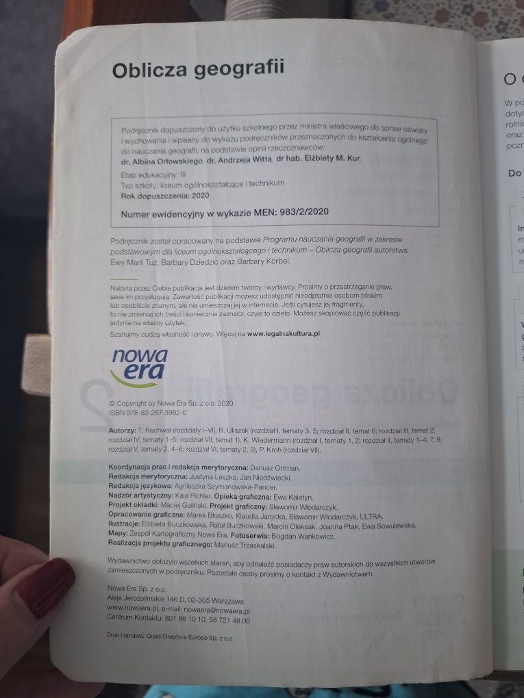 Podręcznik Oblicza geografii 2 Nowa Era