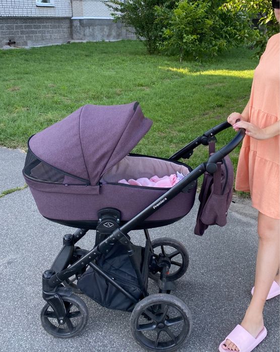 Коляска дитяча Angelina Premiera 2 в 1 , візочок дитячий