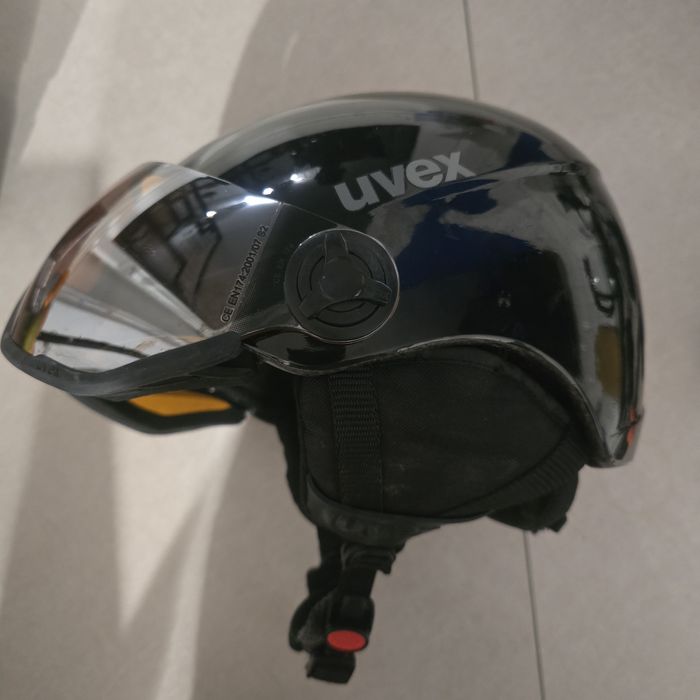 Kask narciarski z przyłbicą gogle rozmiar 53-58