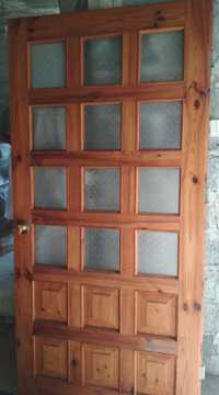 Drzwi drewniane sosnowe wewnętrzne 90