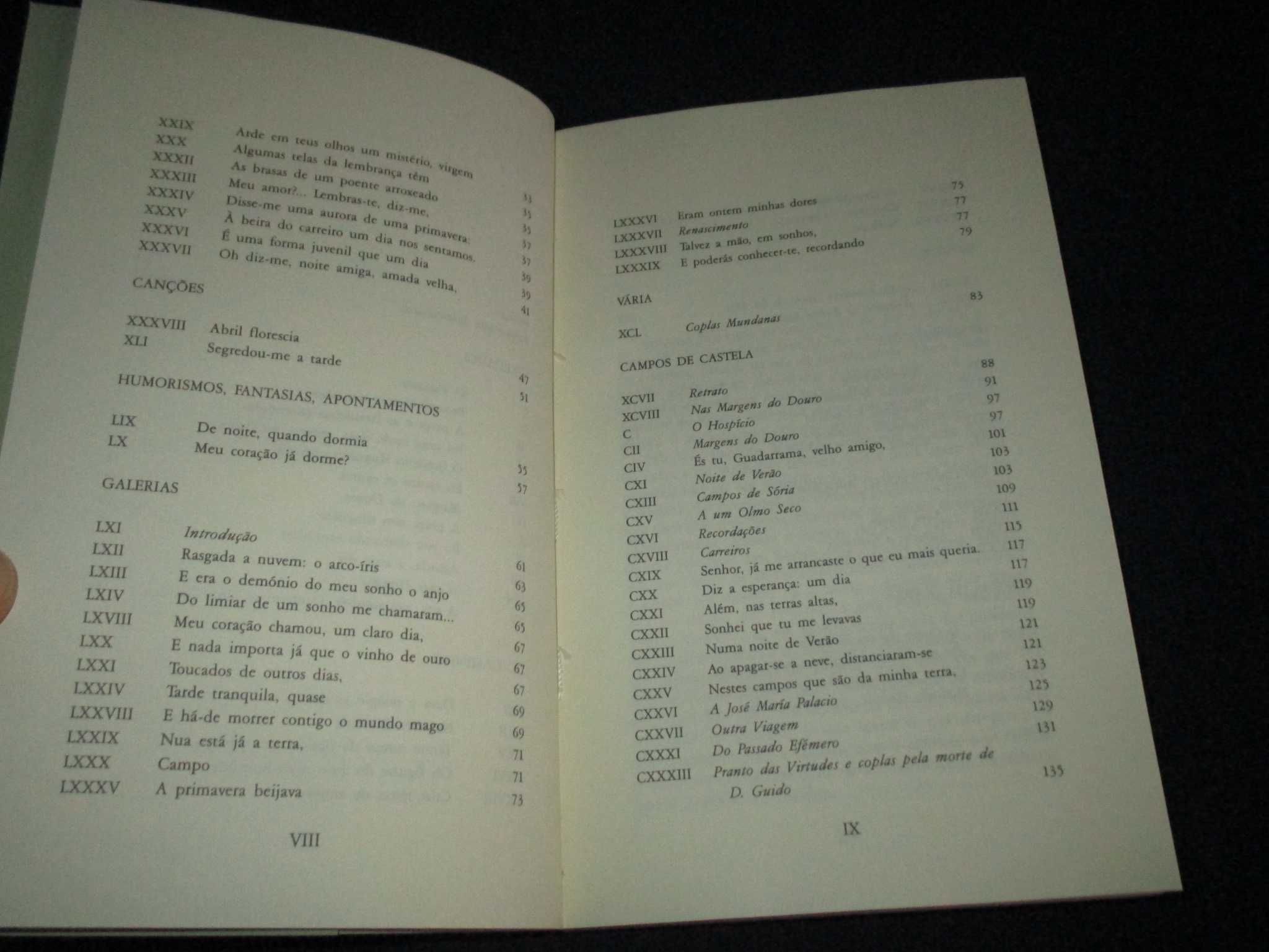 Livro Antologia Poética António Machado Cotovia