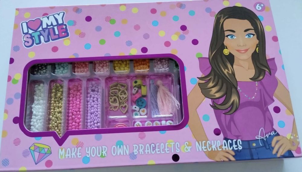 Zestaw koralików do robienia bransoletek