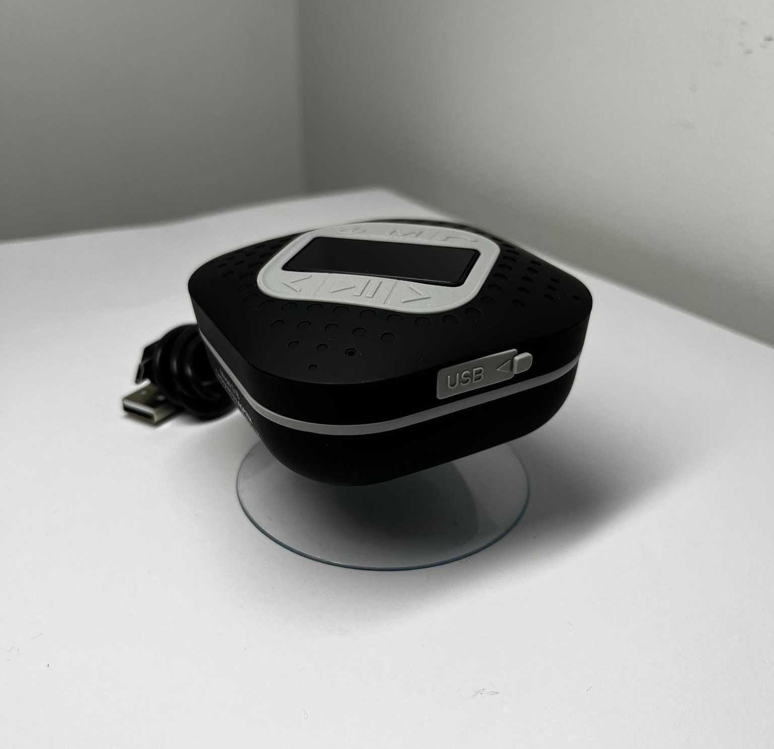 AGPTEK Wodoodporny głośnik prysznicowy Bluetooth z ekranem LED