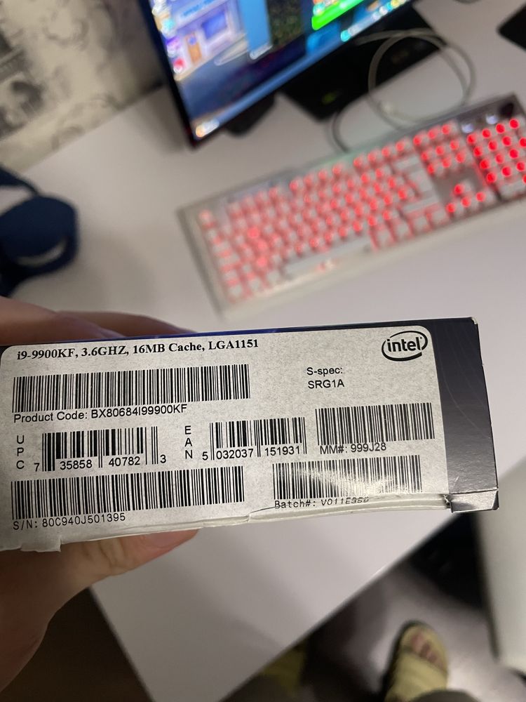 Intel core i9-9900kf